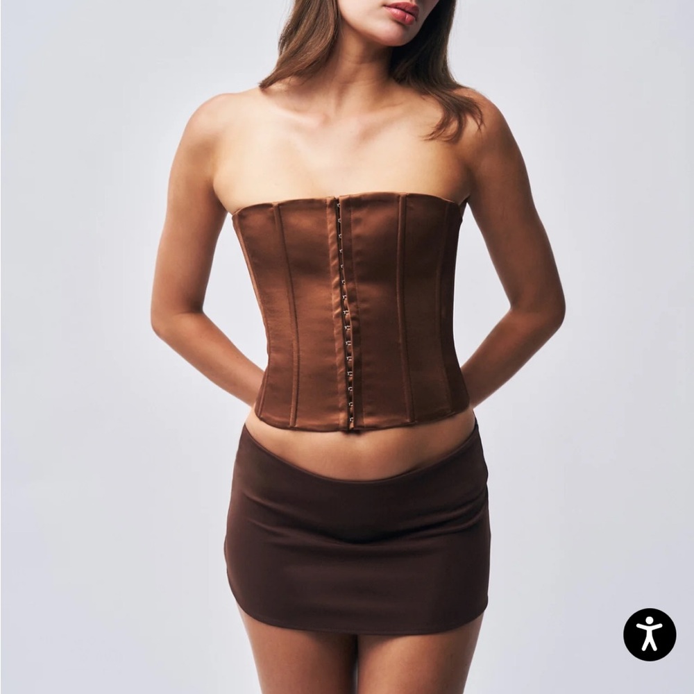 Guizio Micro Mini Stretch Skirt Brand